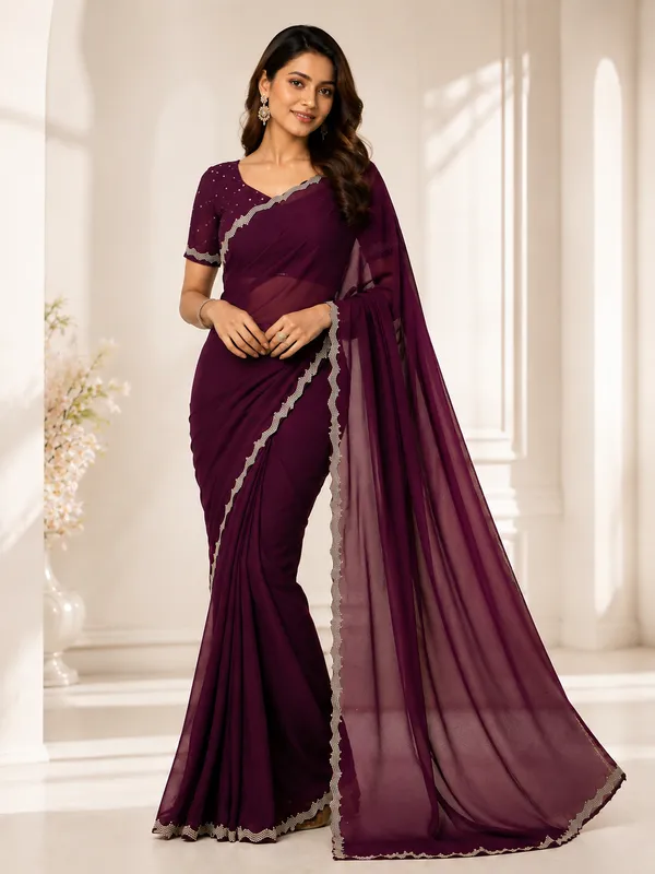 Purple_Embellished_Saree_for_Women