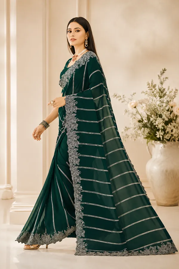 Green_Paisley_Embellished_Saree_for_Women