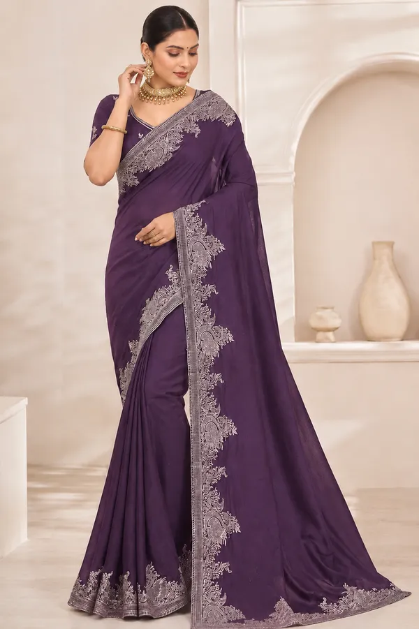 Purple_Embroidered_Saree_for_Women