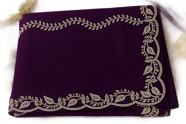 Purple_Velvet_Embellished_Clutch_Bag_for_Women
