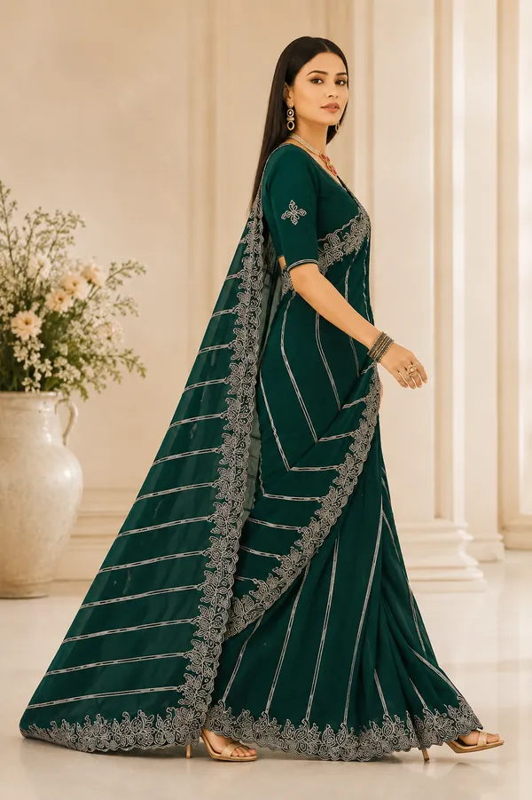 Green_Paisley_Embellished_Saree_for_Women