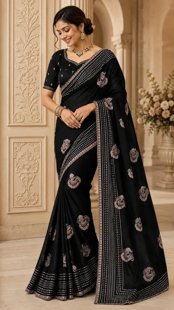 Black_Embroidered_Saree_for_Women