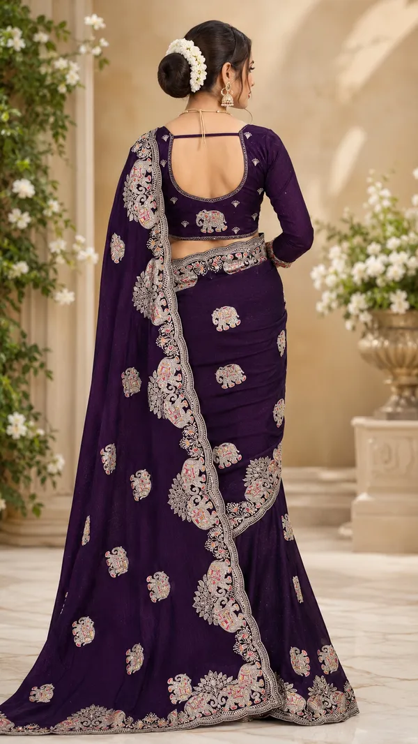 Purple_Embroidered_Saree_for_Women