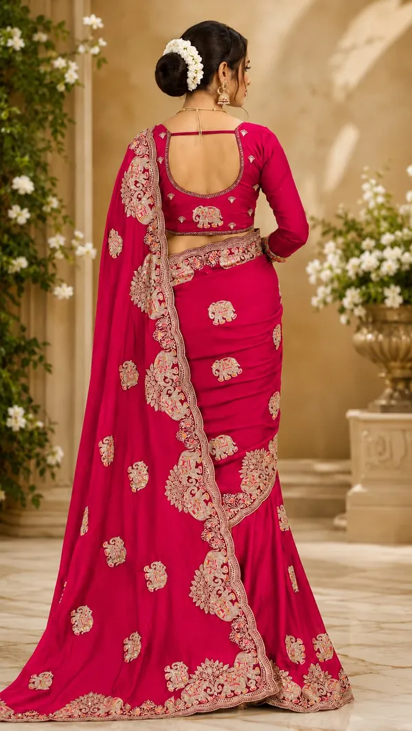Magenta_Embellished_Saree_for_Women