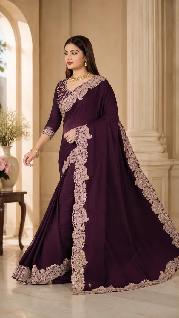 Purple_Embroidered_Ethnic_Saree_for_Women