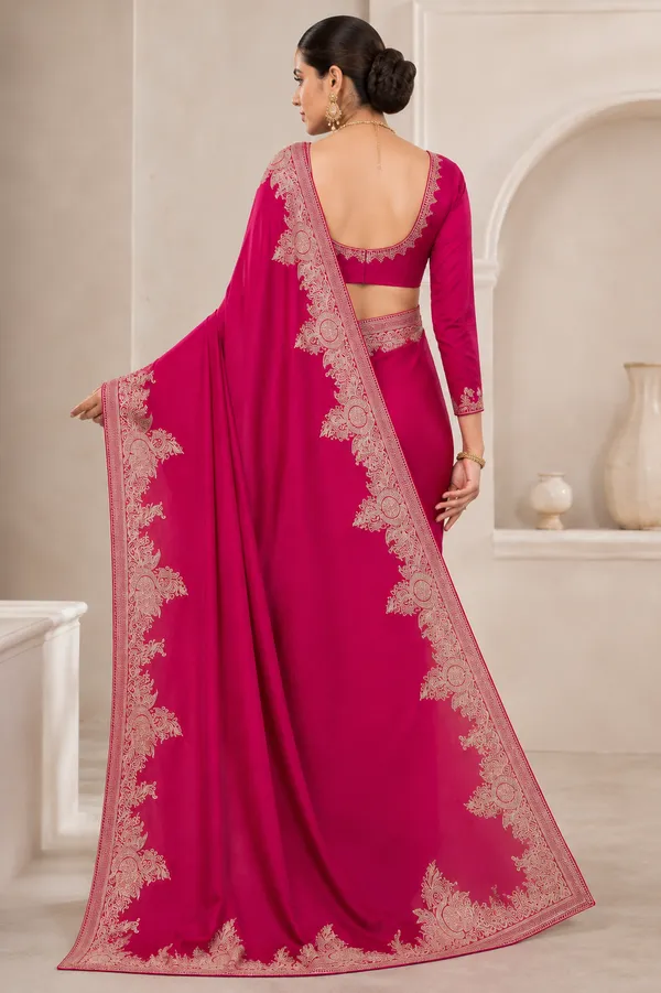 Magenta_Embroidered_Saree_for_Women