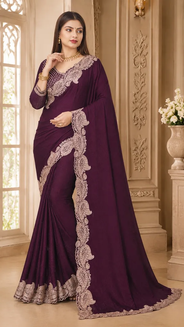 Purple_Embroidered_Ethnic_Saree_for_Women