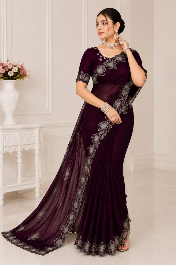 Purple_Embellished_Saree_for_Women