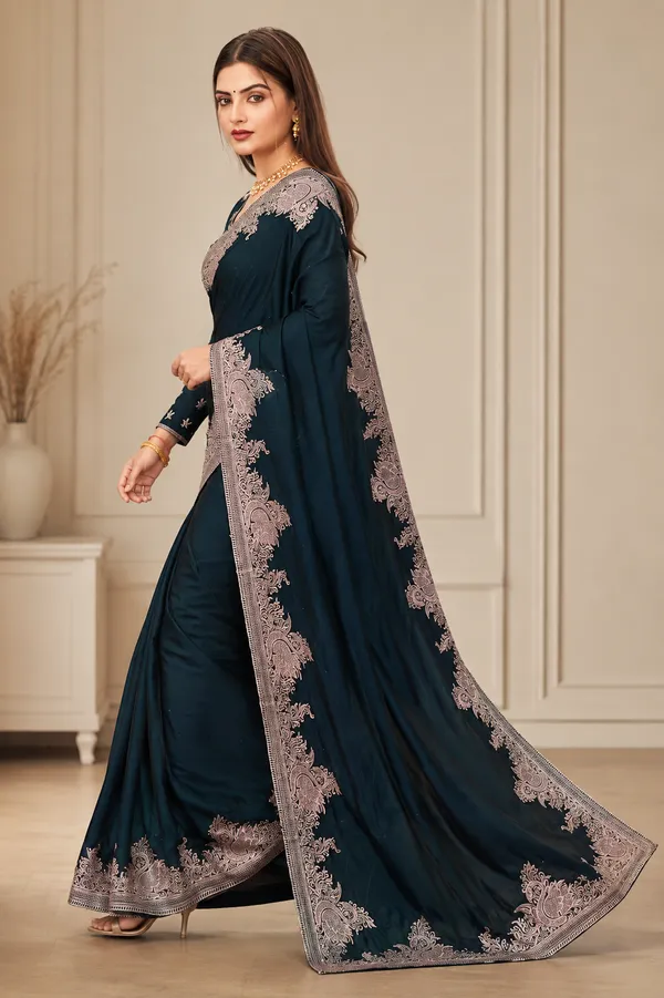 Navy_Embroidered_Saree_for_Women