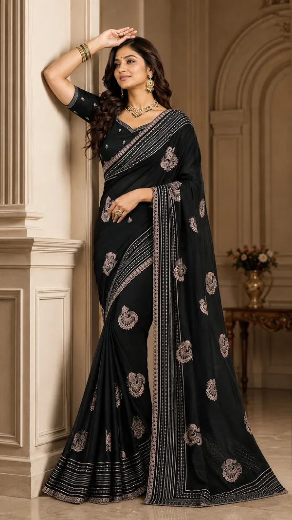 Black_Embroidered_Saree_for_Women