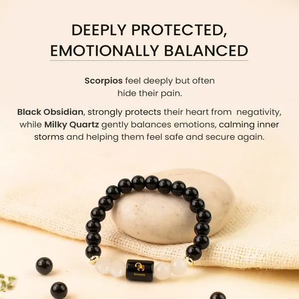 Astropreet_Scorpio_Zodiac_Bracelet_Black_Obsidian_Clear_Quartz_Standard