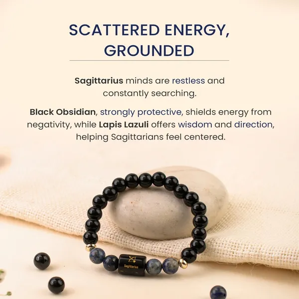 Astropreet_Sagittarius_Zodiac_Bracelet_Black_Obsidian_Lapis_Lazuli_Standard