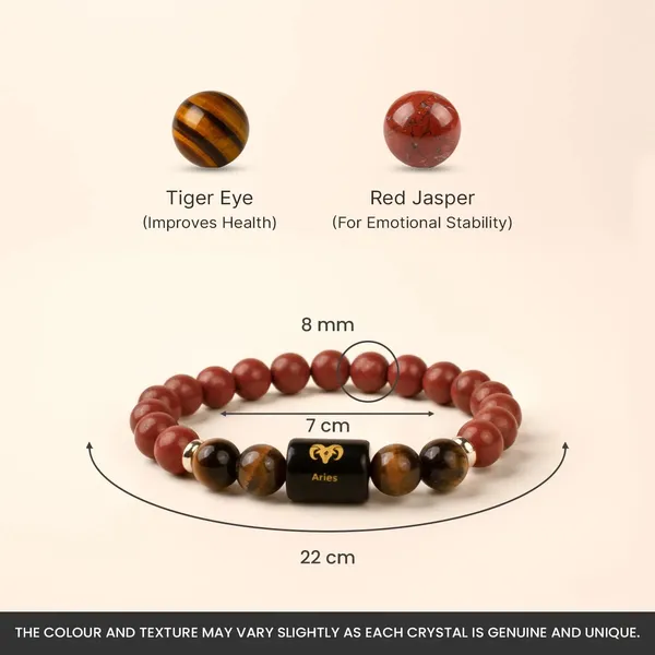 Astropreet_Aries_Zodiac_Bracelet_Red_Jasper_Tiger_Eye_Poornima_Energized