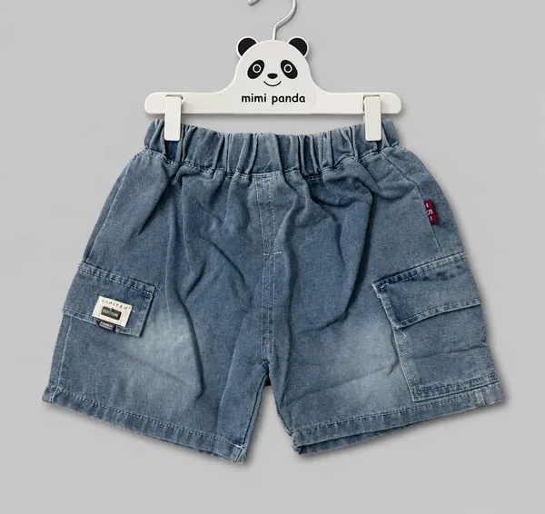 Blue_White_Cotton_Plaid_Cargo_Co_Ord_Set_For_Boys