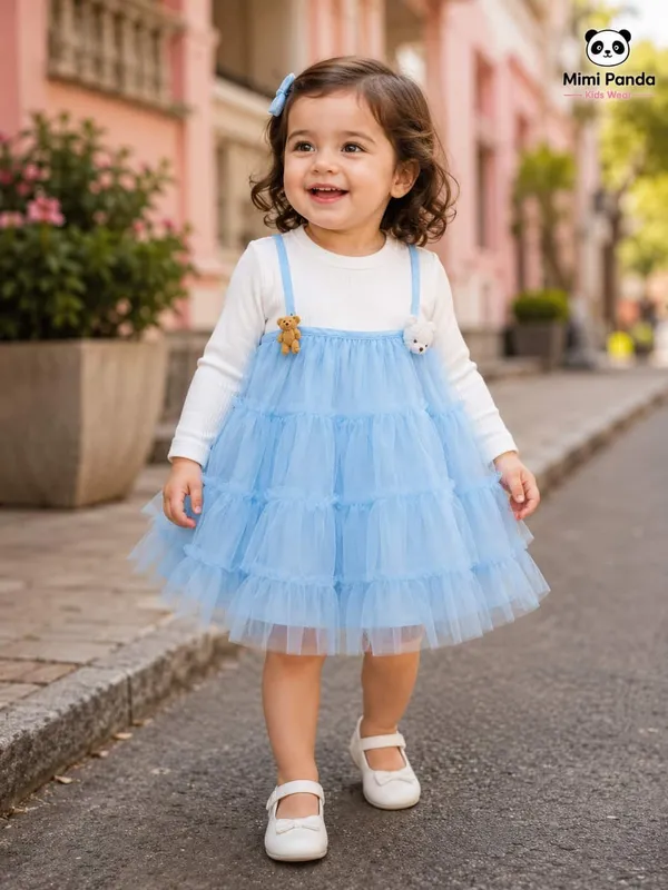 Blue_Tulle_Full_Sleeve_Layered_Princess_Party_Dress_For_Girls