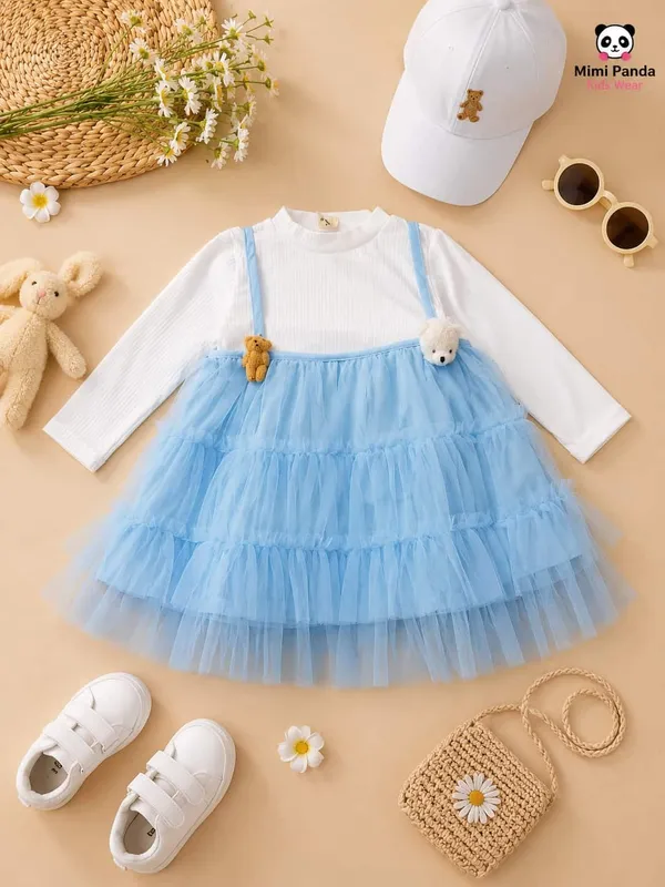 Blue_Tulle_Full_Sleeve_Layered_Princess_Party_Dress_For_Girls
