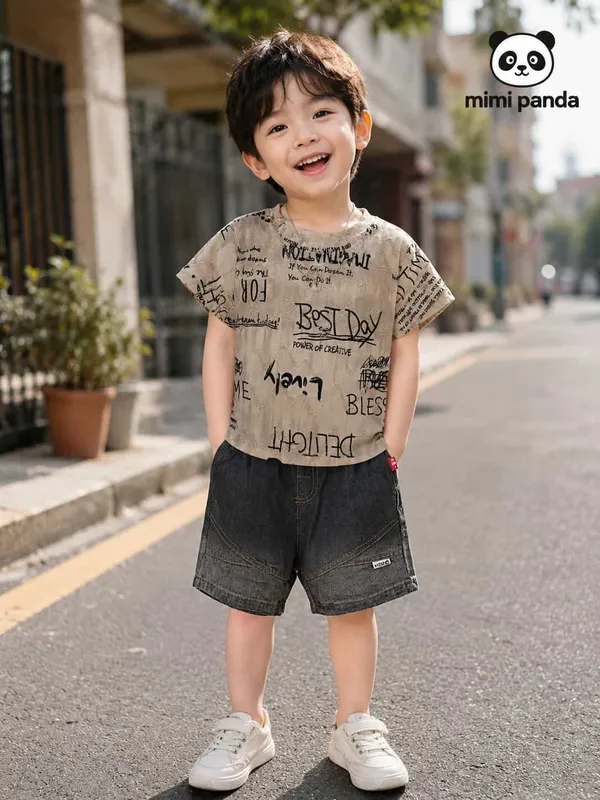 Black_Cotton_Relaxed_Scribble_Graphic_Denim_Co_Ord_Set_For_Boys