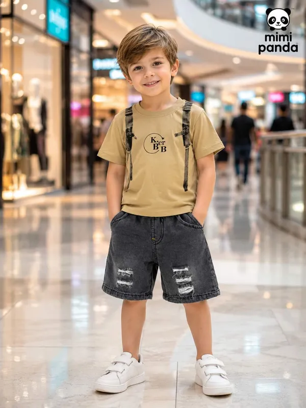 White_Cotton_Graphic_Denim_Co_Ord_Set_For_Boys