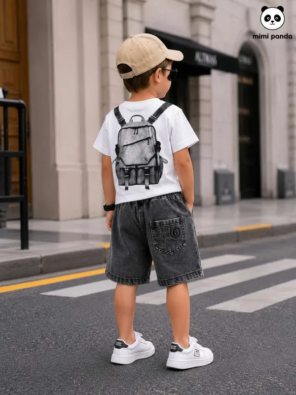 White_Cotton_Graphic_Denim_Co_Ord_Set_For_Boys