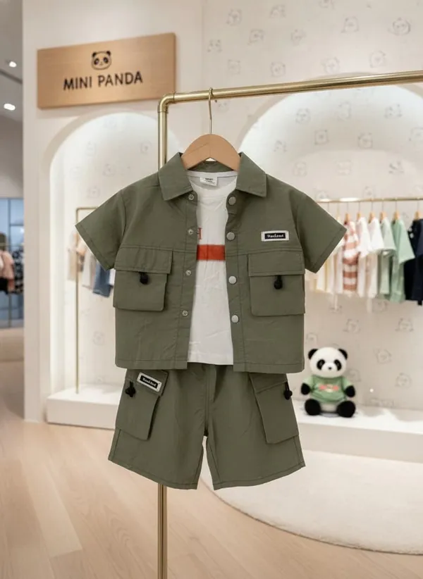 Green_Cotton_Utility_Cargo_Co_Ord_Set_For_Boys