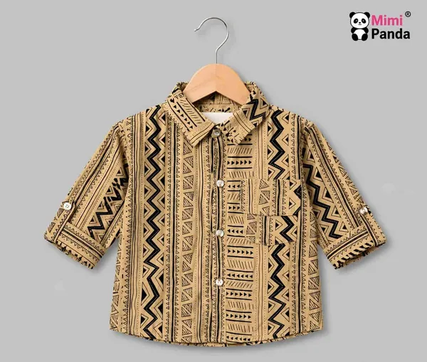 Brown_Cotton_Safari_3_Piece_Co_Ord_Set_For_Boys