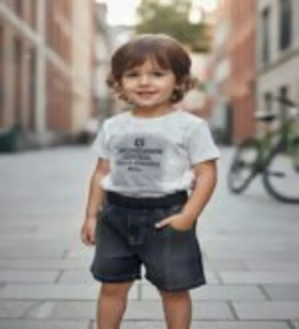 White_Cotton_Graphic_Printed_Denim_Shorts_Set_For_Boys