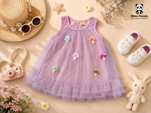 Pink_Cotton_Tulle_Sleeveless_Princess_Party_Dress_For_Girls