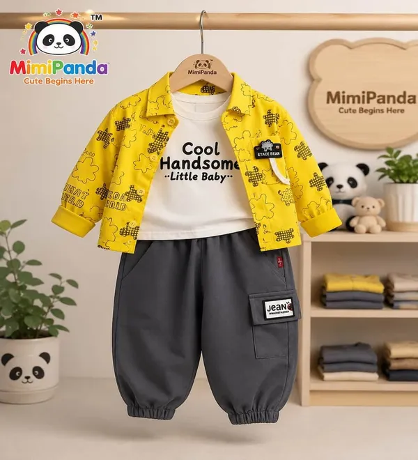 Yellow_Cotton_Relaxed_Printed_3_Piece_Co_Ord_Set_For_Boys