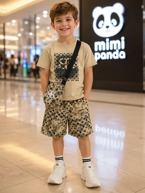 Beige_Cotton_Monogram_Streetwear_Co_Ord_Set_For_Boys