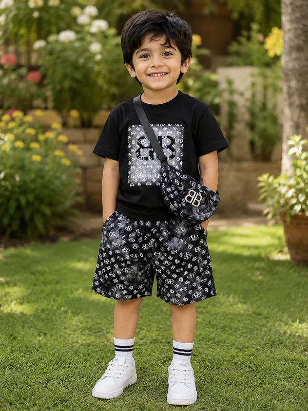 Black_Cotton_Monogram_Streetwear_Co_Ord_Set_For_Boys