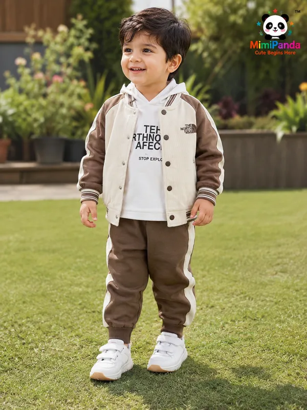 Brown_Cotton_Varsity_3_Piece_Co_Ord_Set_For_Boys