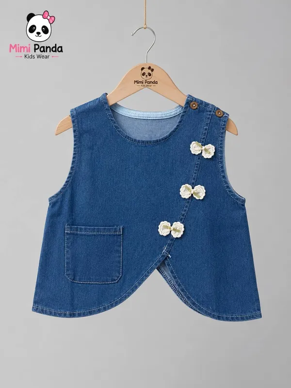 Blue_Denim_Puff_Sleeve_Floral_3_Piece_Co_Ord_Set_For_Girls