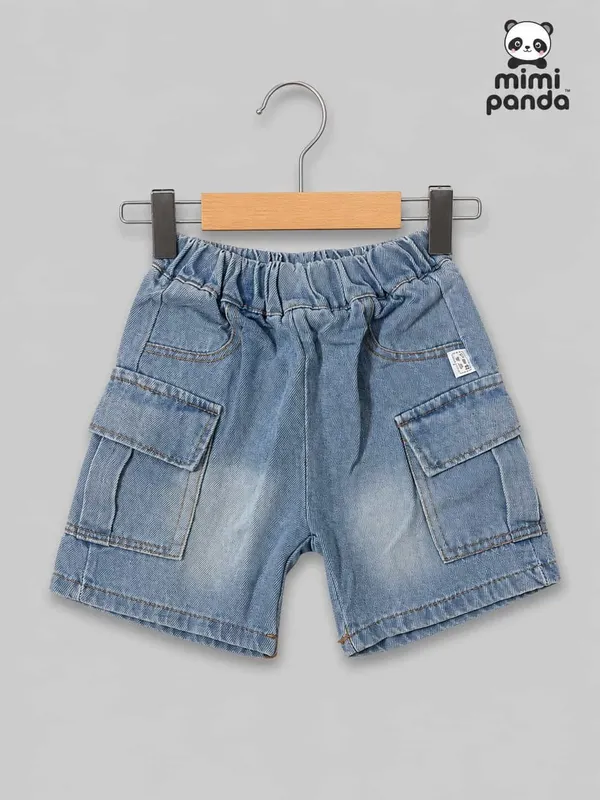 Blue_Cotton_Dual_Tone_Cargo_Denim_Co_Ord_Set_For_Boys