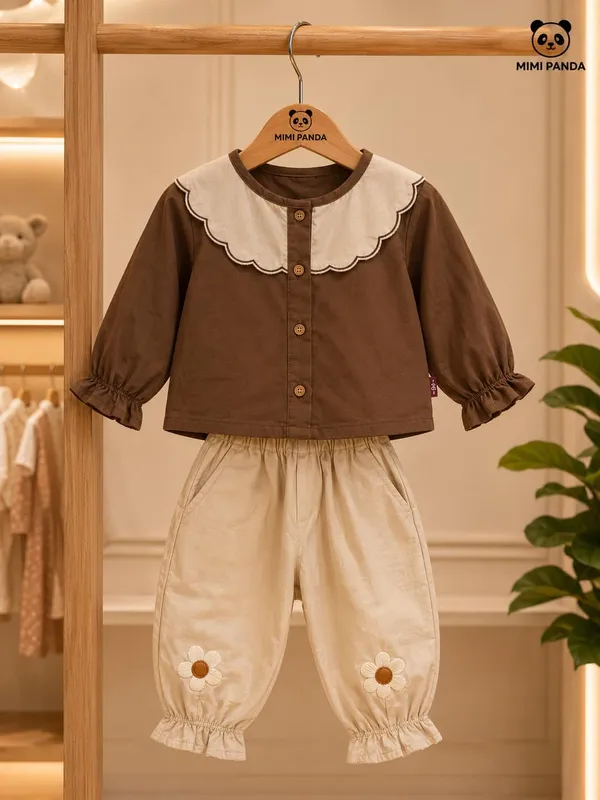 Brown_Cotton_Peter_Pan_Collar_Floral_Jogger_Co_Ord_Set_For_Girls