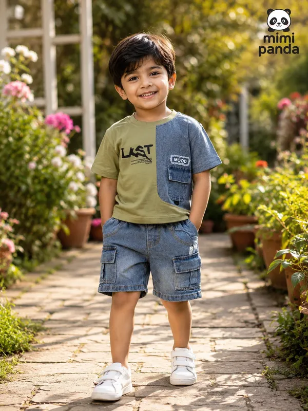 Green_Last_Mood__Denim_Co_Ord_Set_For_Boys