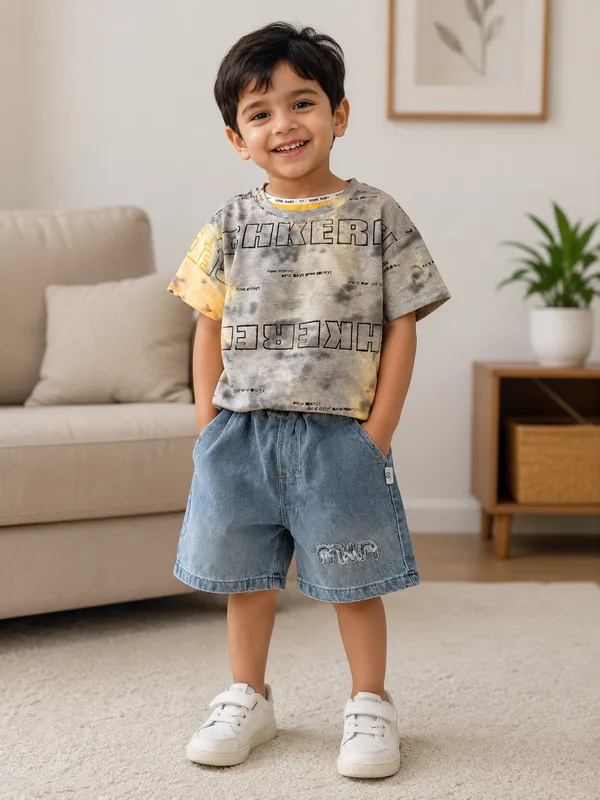 Grey_Cotton_Pastel_Graphic_Print_Co_Ord_Set_For_Boys