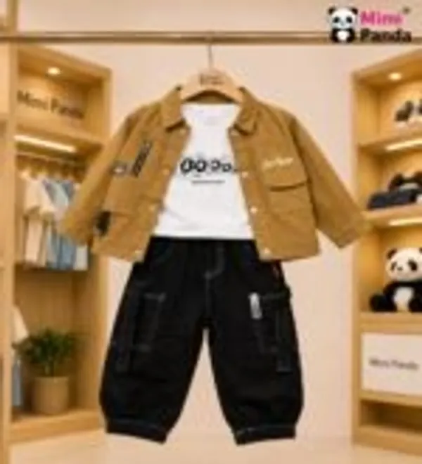 Yellow_Cotton_Blend_Cargo_3_Piece_Co_Ord_Set_For_Boys