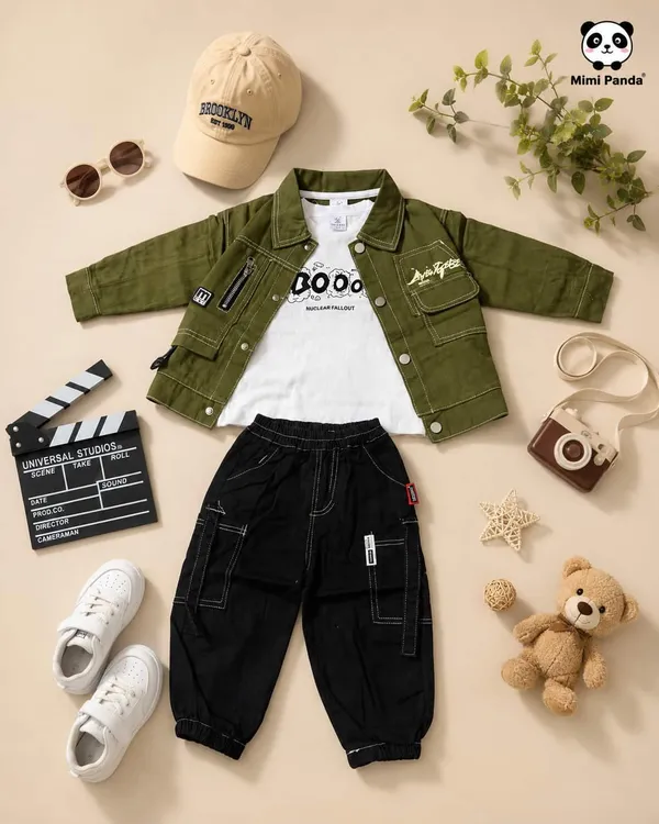 Yellow_Cotton_Blend_Cargo_3_Piece_Co_Ord_Set_For_Boys
