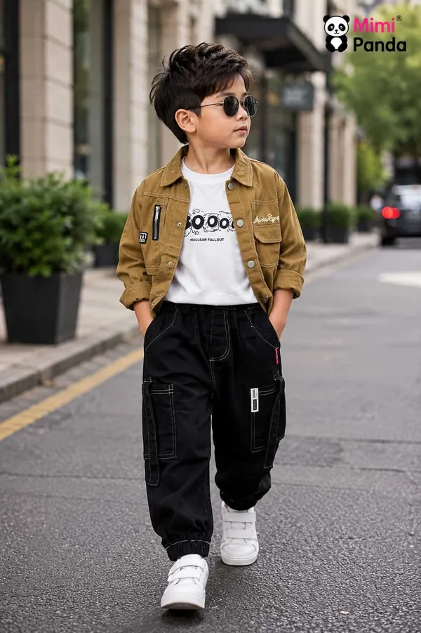 Yellow_Cotton_Blend_Cargo_3_Piece_Co_Ord_Set_For_Boys