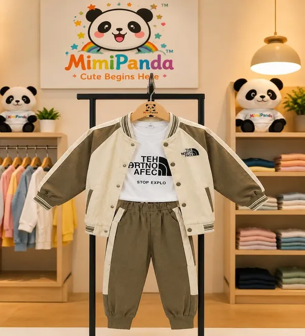 Beige_Cotton_Varsity_3_Piece_Co_Ord_Set_For_Boys