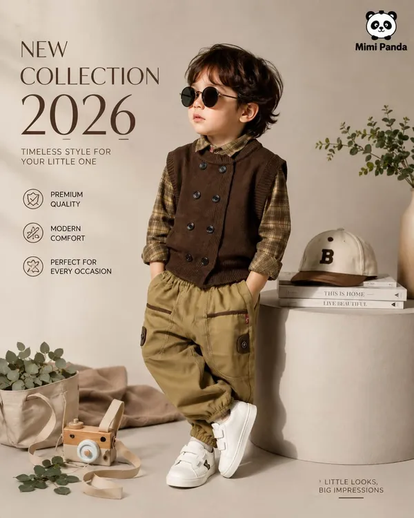 Brown_Cotton_Blend_Check_3_Piece_Winter_Co_Ord_Set_For_Boys
