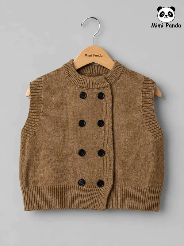 Brown_Cotton_Blend_Check_3_Piece_Winter_Co_Ord_Set_For_Boys