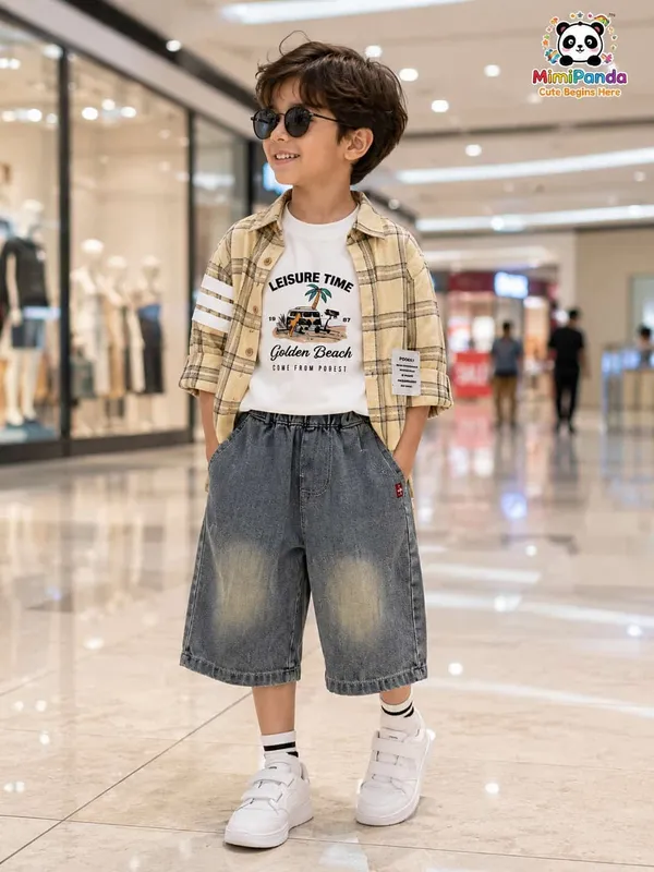 Brown_Cotton_Relaxed_Fit_Denim_Summer_3_Piece_Co_Ord_Set_For_Boys