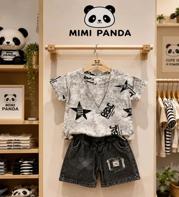 Black_Cotton_Star_Graphic_Denim_Co_Ord_Set_For_Boys