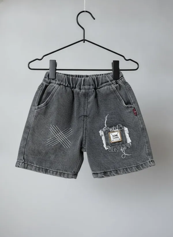 Black_Cotton_Star_Graphic_Denim_Co_Ord_Set_For_Boys