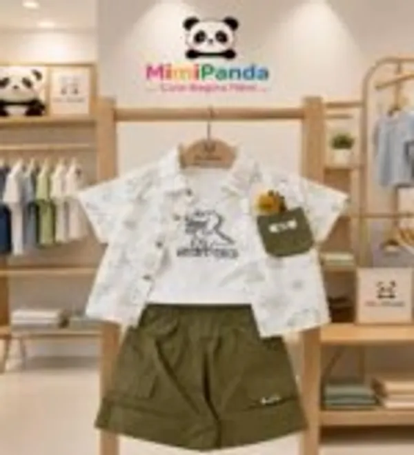 White_Cotton_Blend_Relaxed_Fit_Dino_Print_3_Piece_Co_Ord_Set_For_Boys