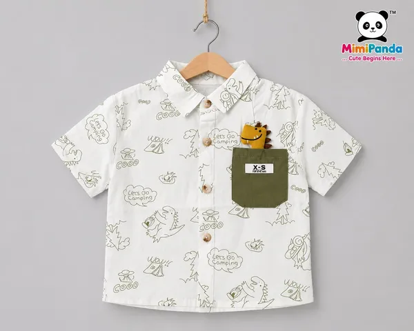 White_Cotton_Blend_Relaxed_Fit_Dino_Print_3_Piece_Co_Ord_Set_For_Boys