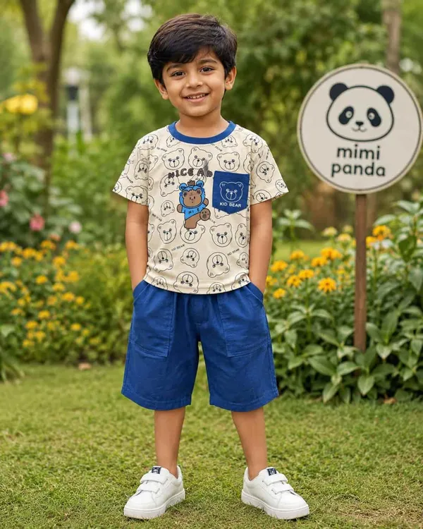 Green_Cotton_Blend_Relaxed_Fit_Bear_Graphic_Co_Ord_Set_For_Boys