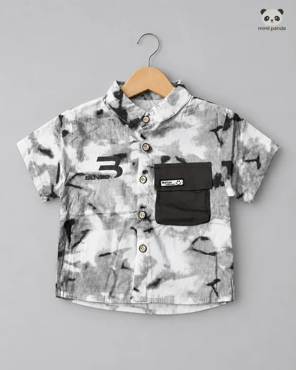 White_Cotton_Marble_Print_3_Piece_Co_Ord_Set_For_Boys
