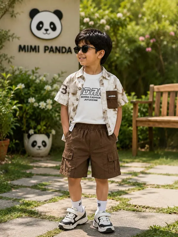 White_Cotton_Marble_Print_3_Piece_Co_Ord_Set_For_Boys